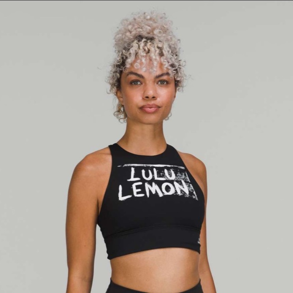 Lululemon Energy High-Neck Longline Bra *Medium Support, B–D Cups
Black